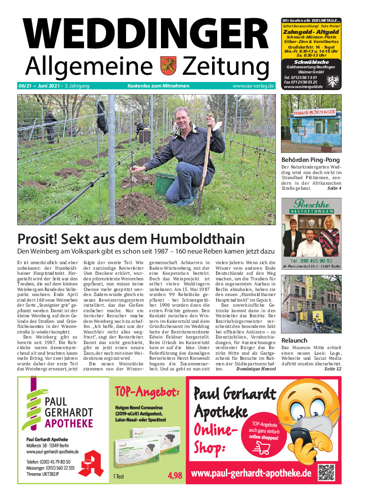 Titelseite WEZ 06/21